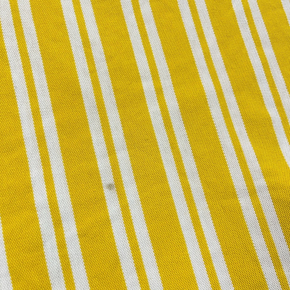 Vintage Tommy Hilfiger Polo Shirt Men Medium Yellow Striped Rugby 90s Vertical * - Picture 4 of 13